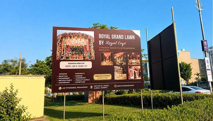 Royal wedding decoration