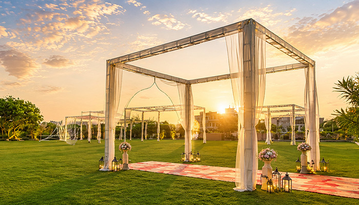 Royal wedding decoration